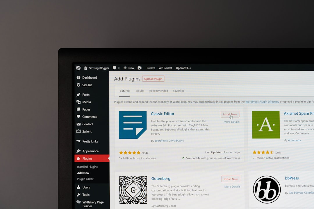 WordPress weboldal készítés illusztráció